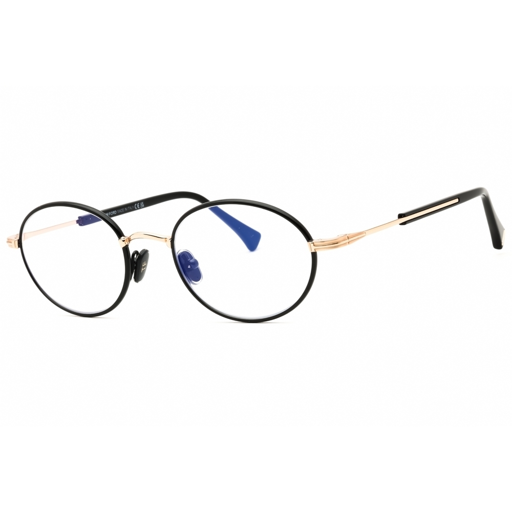 Tom Ford FT5973-B Eyeglasses 005 Black Metal Oval